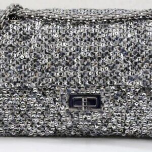 Chanel Reissue 2.55 Flap Bag Quilted Tweed & Sequins Mini - 30213411